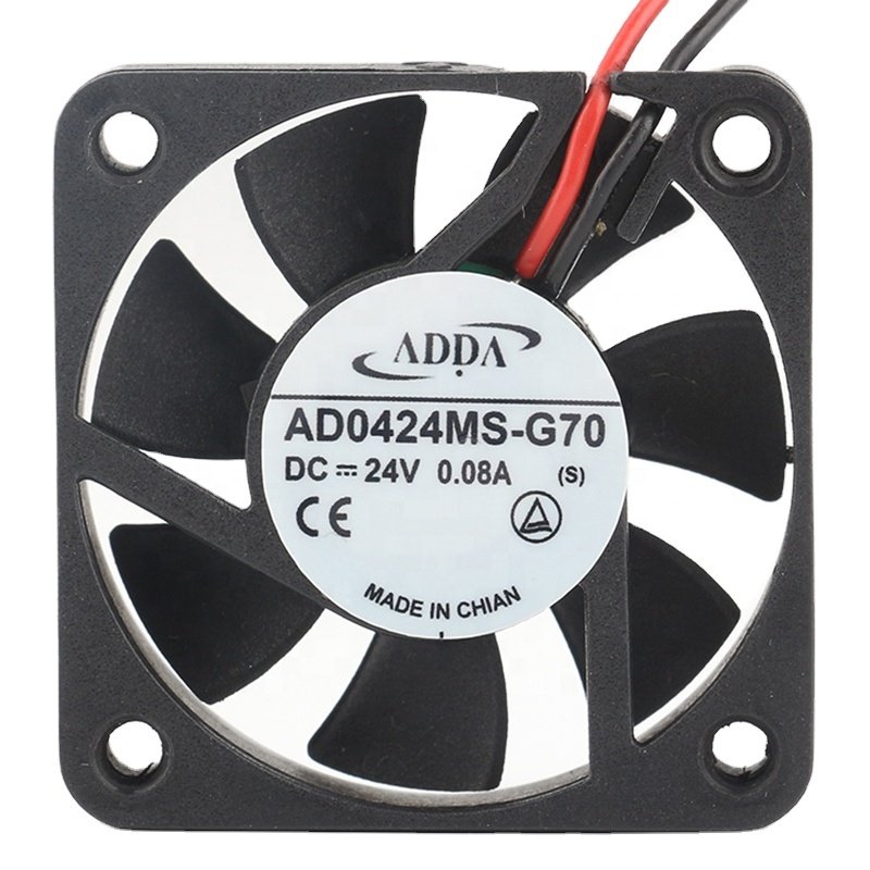 ADDA 12V 24V DC24V 0.08A EC AC 40*40*10MM 4CM 4010 2wire High-air Volume Inverter MuteAD0424MS-G70heat Dissipationcooling Fan